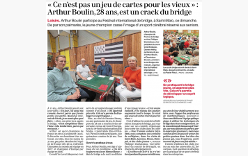 Arthur BOULIN, notre champion Lavallois